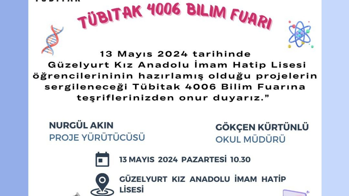 TÜBİTAK 4006 BİLİM FUARI 