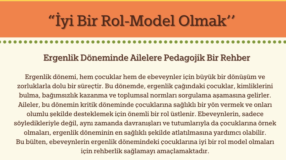 İyi Rol Model Olmak