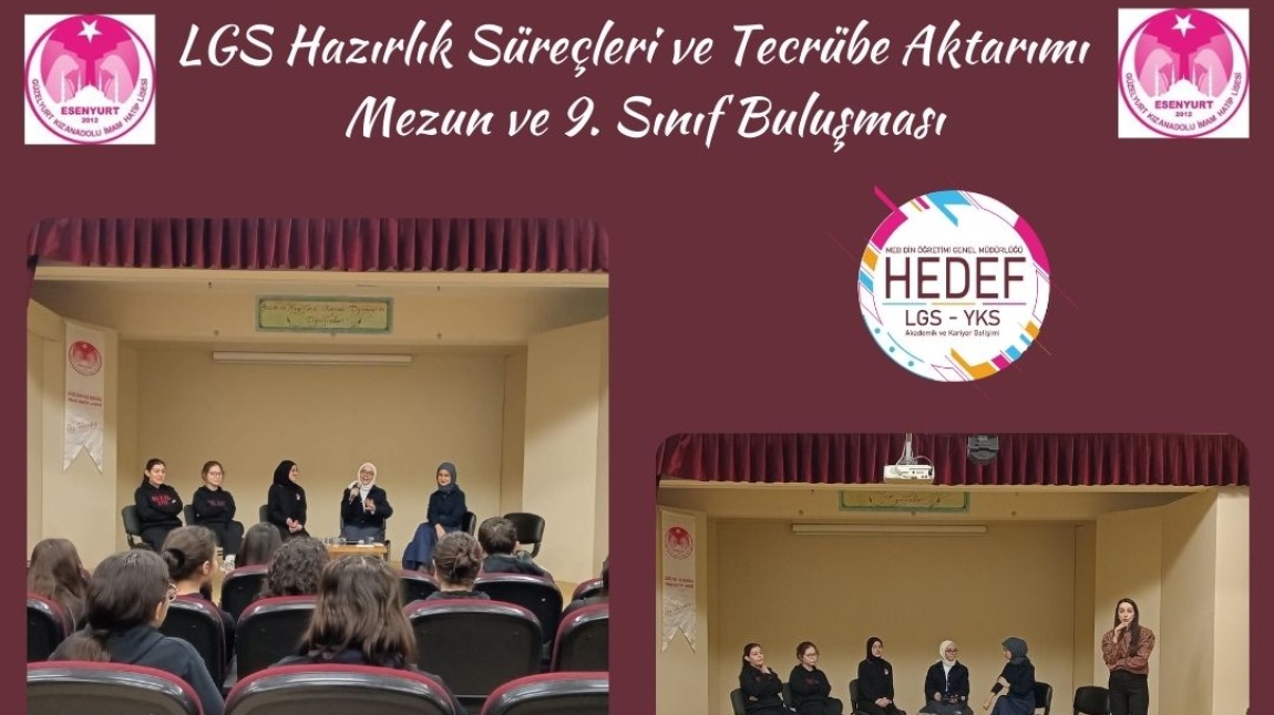 LGS Hazırlıklı Süreçleri - Mezun ve 9. Sınıf Buluşması